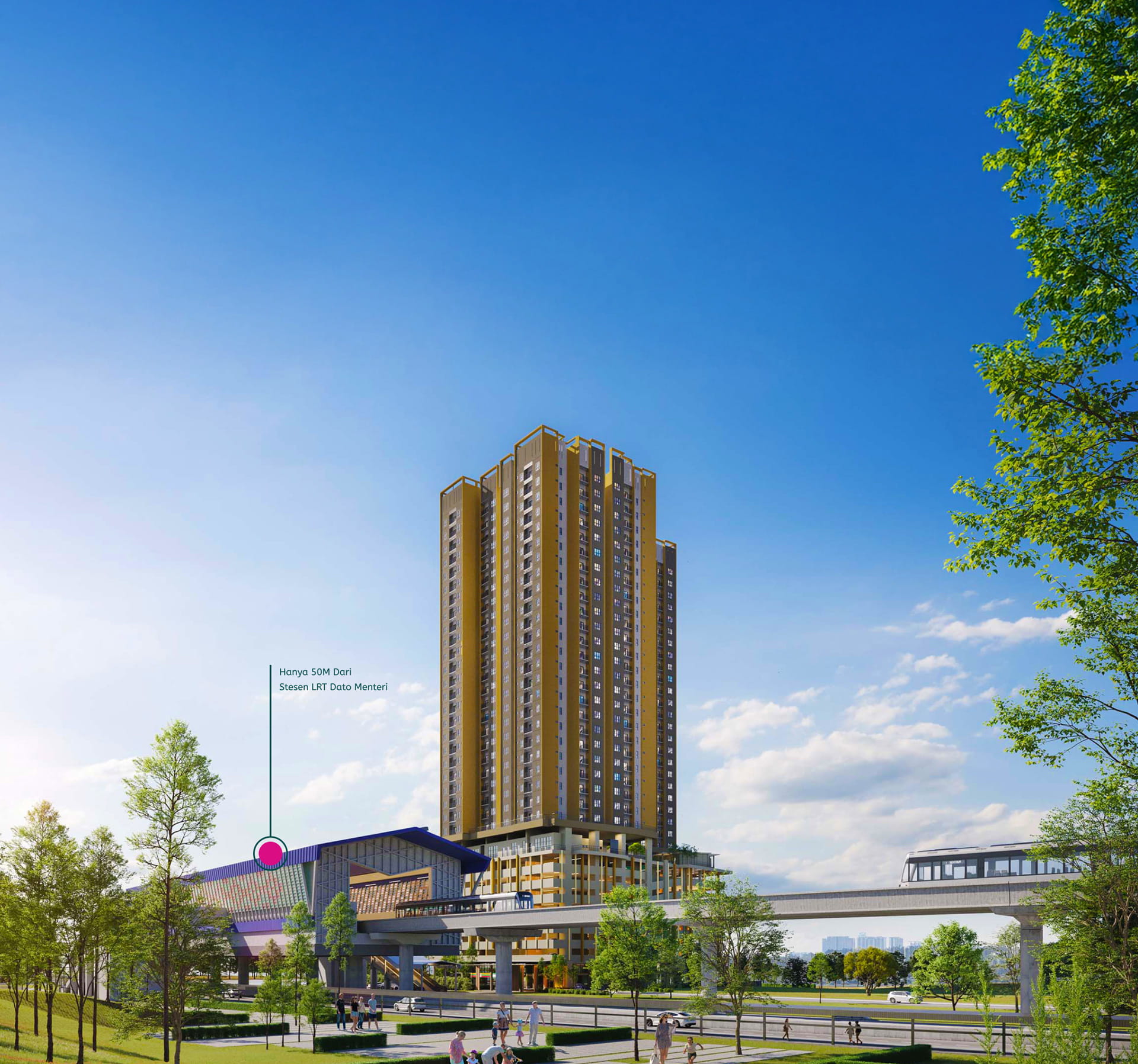 Linkar52 — 50m dari Stesen LRT Dato Menteri, Shah Alam